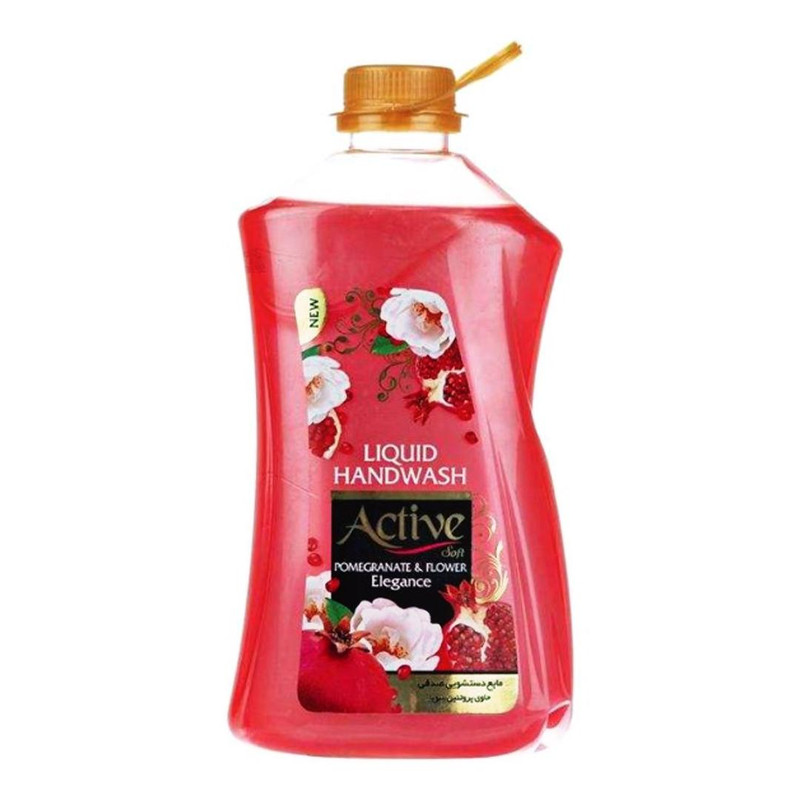 مایع دستشویی اکتیو مدل Pomegranate & Flower حجم 2500 میلی لیتر