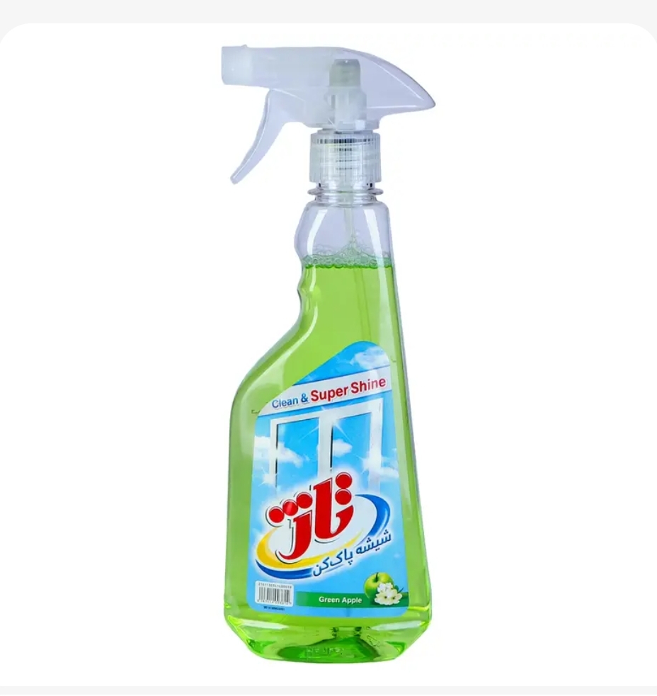 اسپری شیشه پاک کن تاژ مدل سبز حجم 500 میلی لیتر