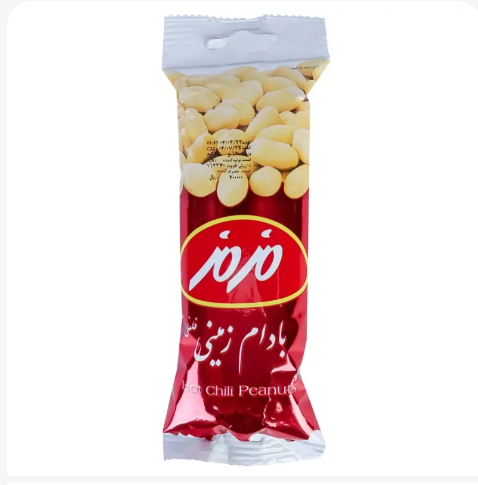 بادام زمینی فلفلی مزمز 35گرمی