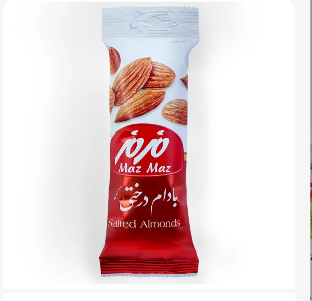مغز بادام درختی نمکی مزمز 30 گرمی