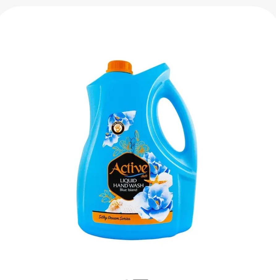 مایع دستشویی آبی سری رویای ابریشمی 3750 گرمی اکتیو