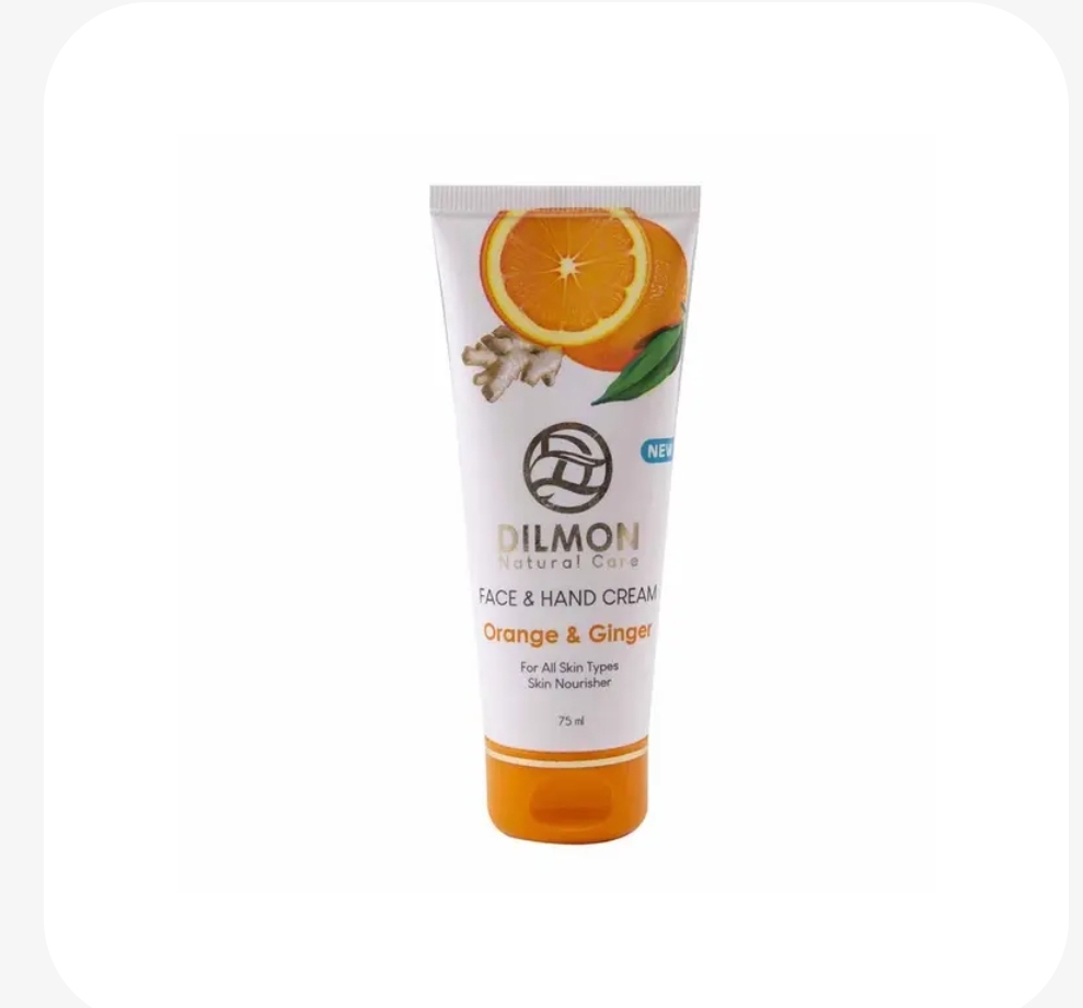 کرم مرطوب کننده دست و صورت دیلمون مدل orange & ginger