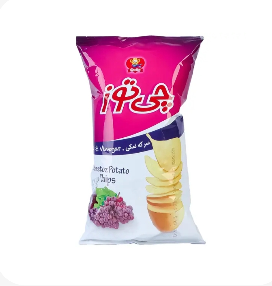 چیپس سرکه نمکی چی توز 60 گرمی