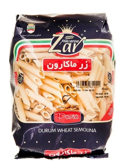 پاستا پنه 500 گرمی زر ماکارون