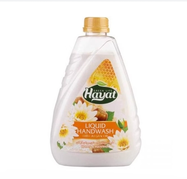 مایع دستشویی صدفی سفید حیات 2500 گرمی