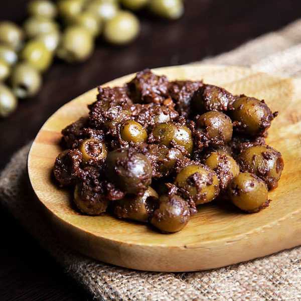 زیتون پرورده پرمغز گردو 650 گرمی