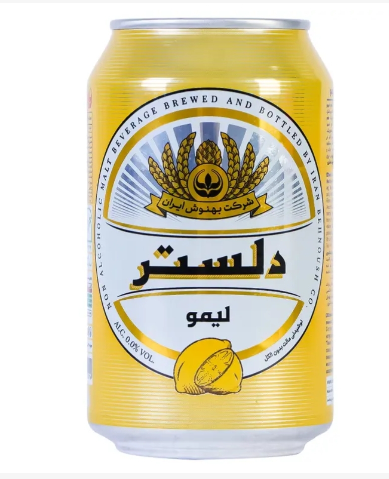 ماءالشعیر قوطی لیمو دلستر