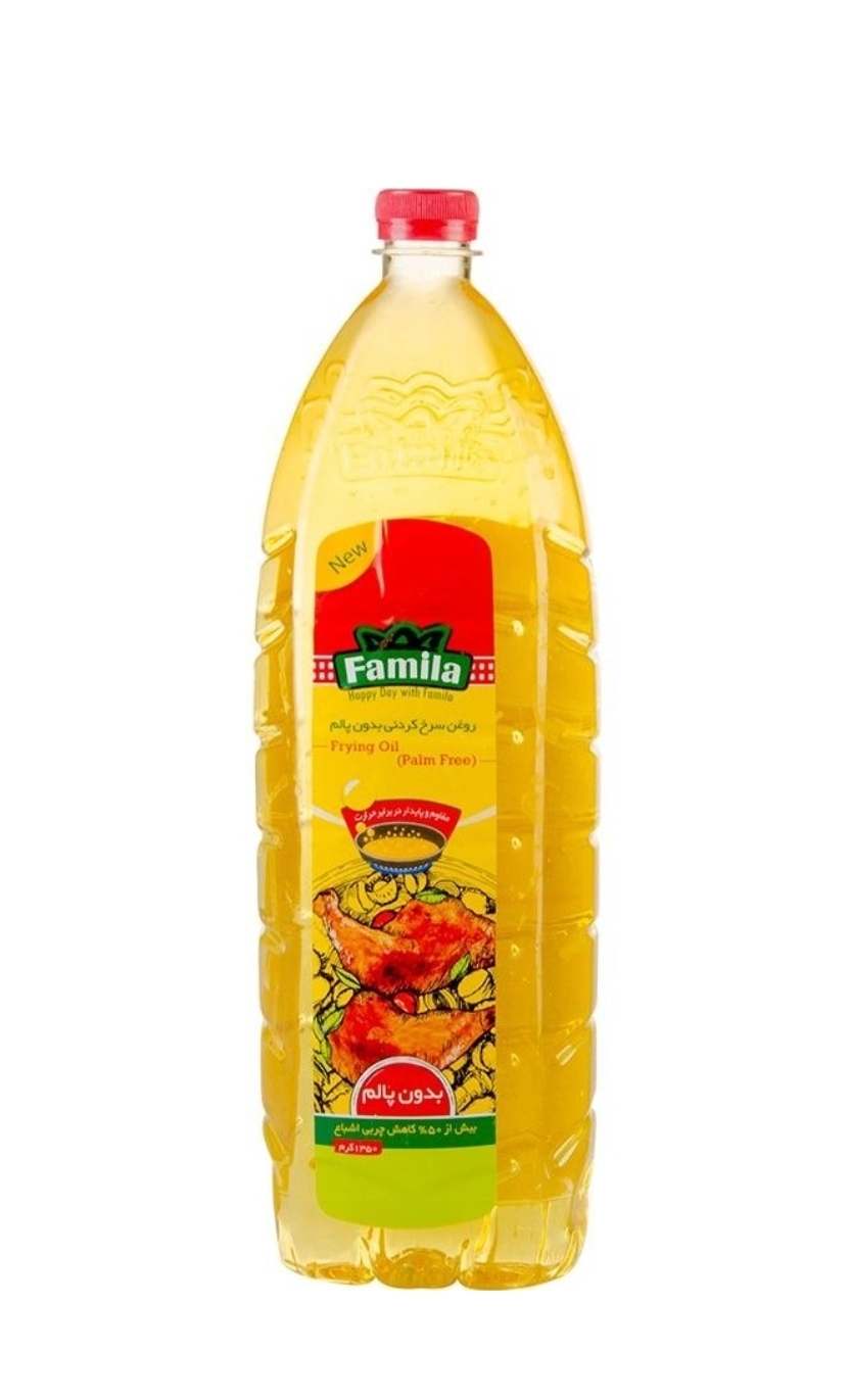 روغن سرخ کردنی فامیلا بدون پالم 1350 گرمی