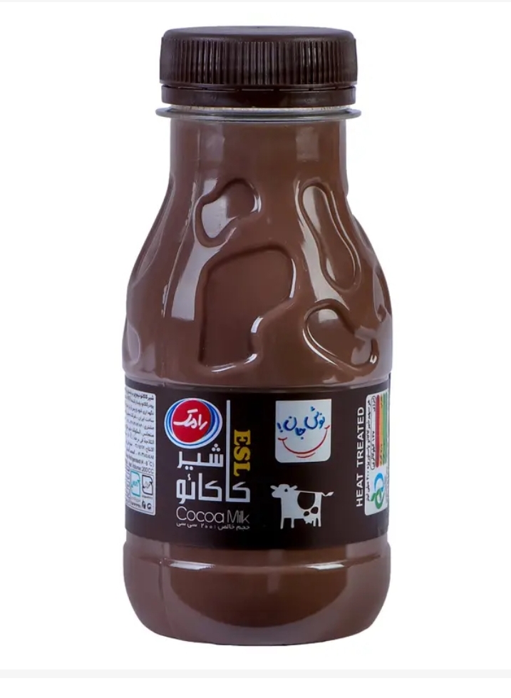 شیر کاکائو بطری 200 میلی لیتری رامک