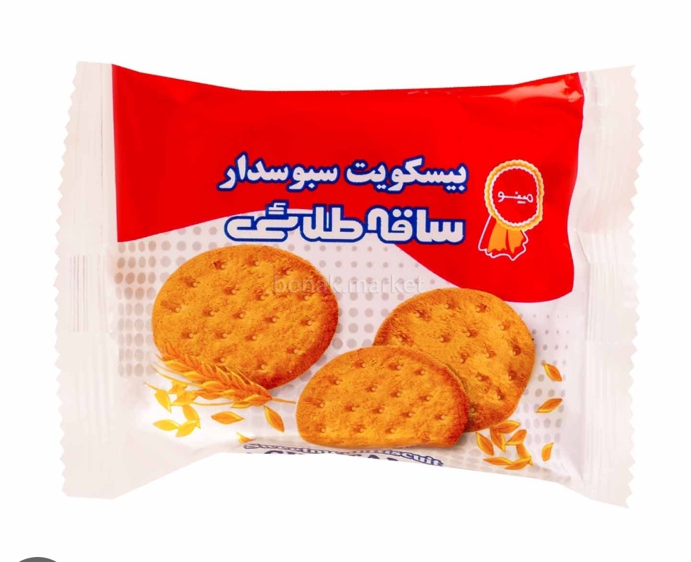 بیسکوئیت گندم کامل ساقه طلایی 37 گرم مینو