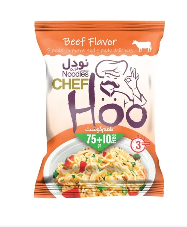 نودل با طعم گوشت شف هو 85 گرمی