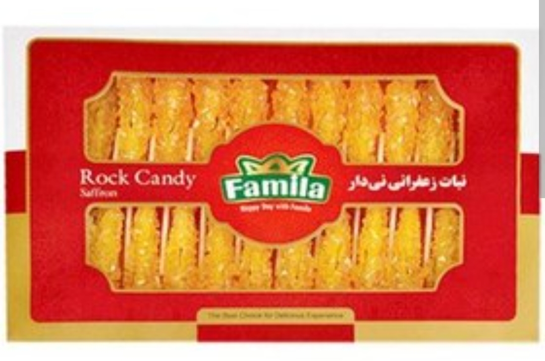 نی نبات زعفرانی 24 عددی فامیلا