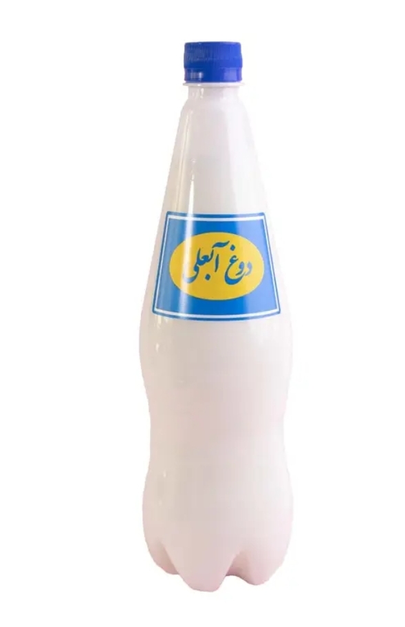 دوغ گازدار گرمادیده نعنایی 1 لیتری آبعلی