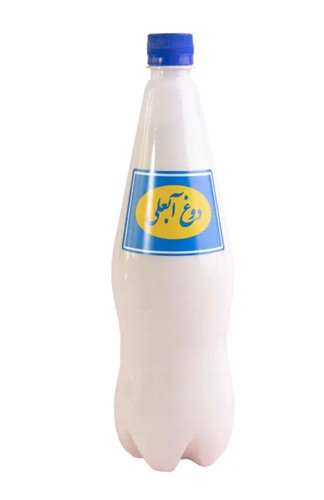 دوغ گازدار گرمادیده نعنایی 1 لیتری آبعلی