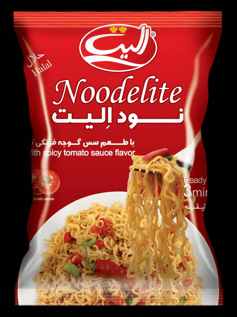 نودل با طعم سس گوجه فرنگی الیت