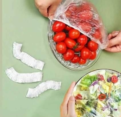 کاور کش دار پلاستیکی بسته 100 عددی