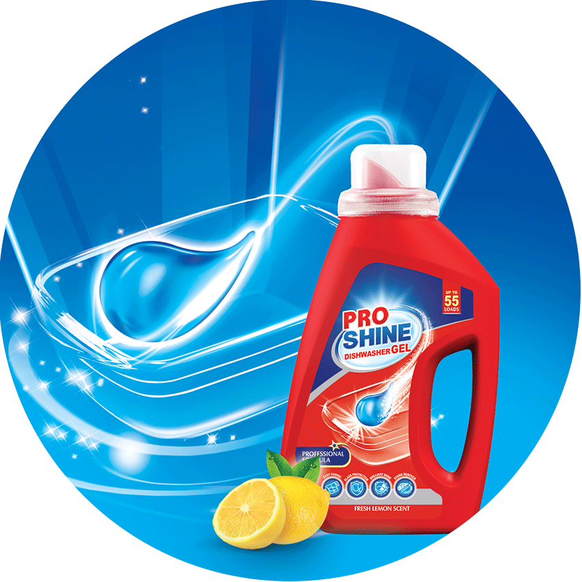 ژل ماشین ظرفشویی پروشاین حجم 1 لیتر