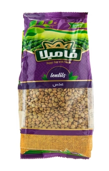 عدس بسته 900 گرمی فامیلا