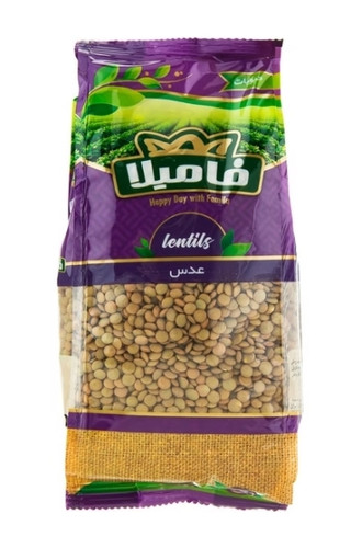 عدس بسته 900 گرمی فامیلا