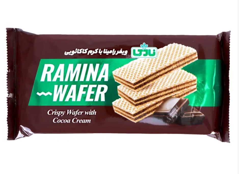 ویفر کاکائویی کریسپی خانواده 110 گرمی نادی
