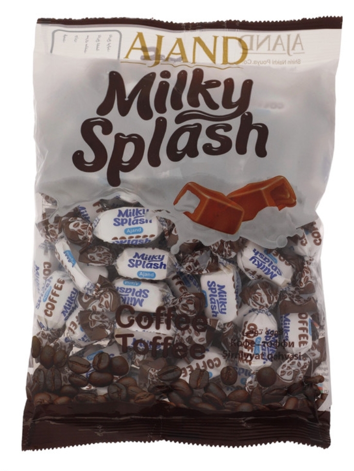 تافی میلکی اسپلش قهوه 500g آژند