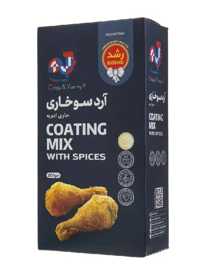 آرد سوخاری با ادویه 200g رشد