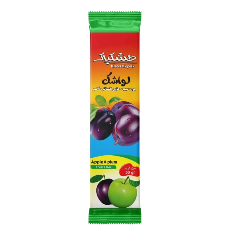 لواشک آلو خشکپاک 50 گرمی