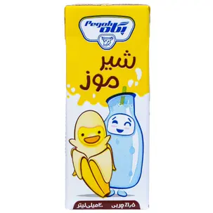 شیر موز پاکتی 200 سی سی پگاه