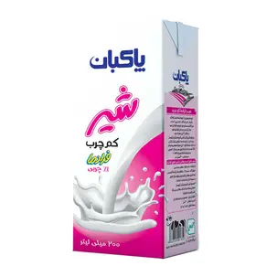 شیر کم چرب پاکبان 200 سی سی